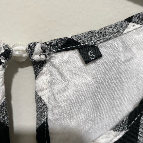 Unbranded Gingham Dress SIZE SMALL Gingham Check Sleeveless Mini Prairie Style - Picture 4 of 7